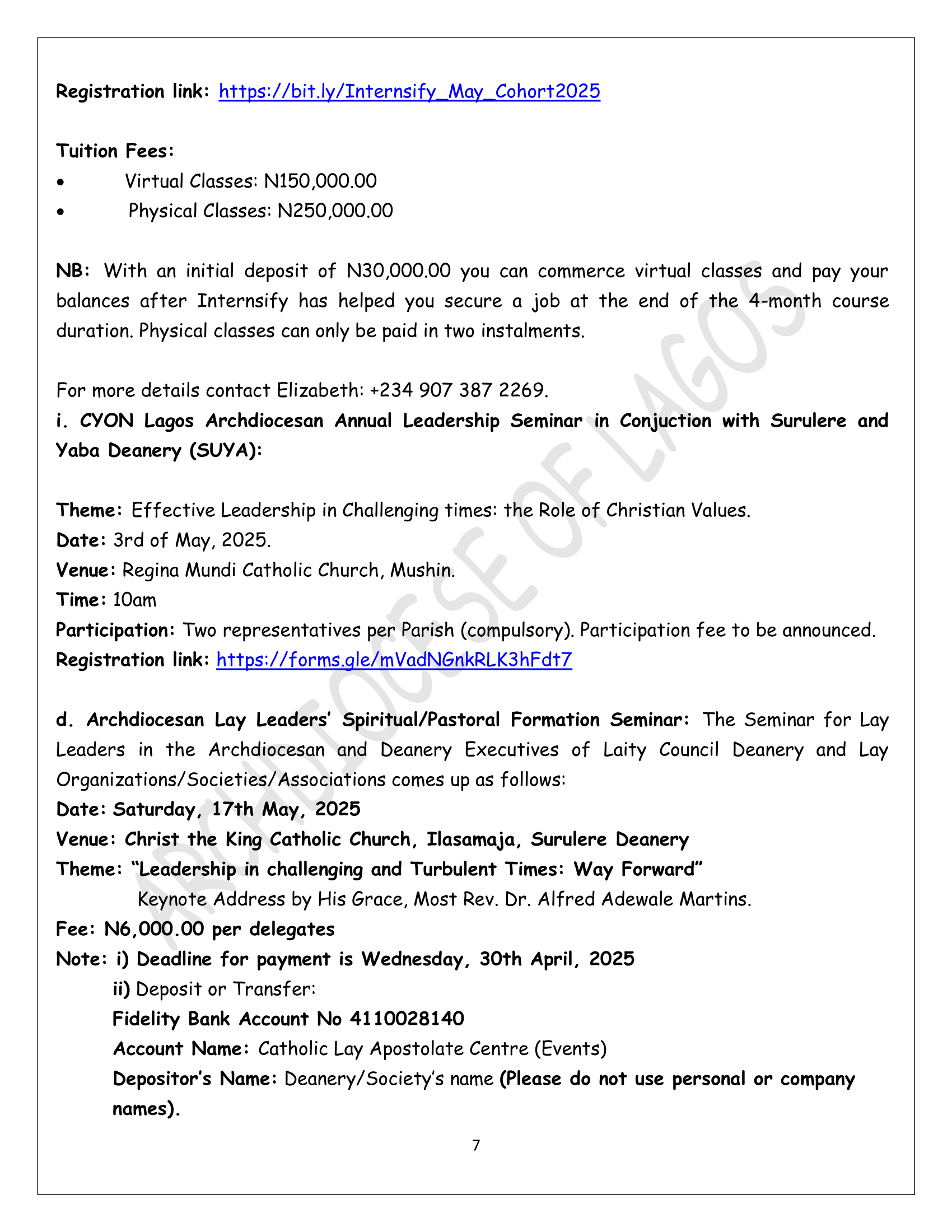 Edited APRIL 2025 CIRCULAR 1-07
