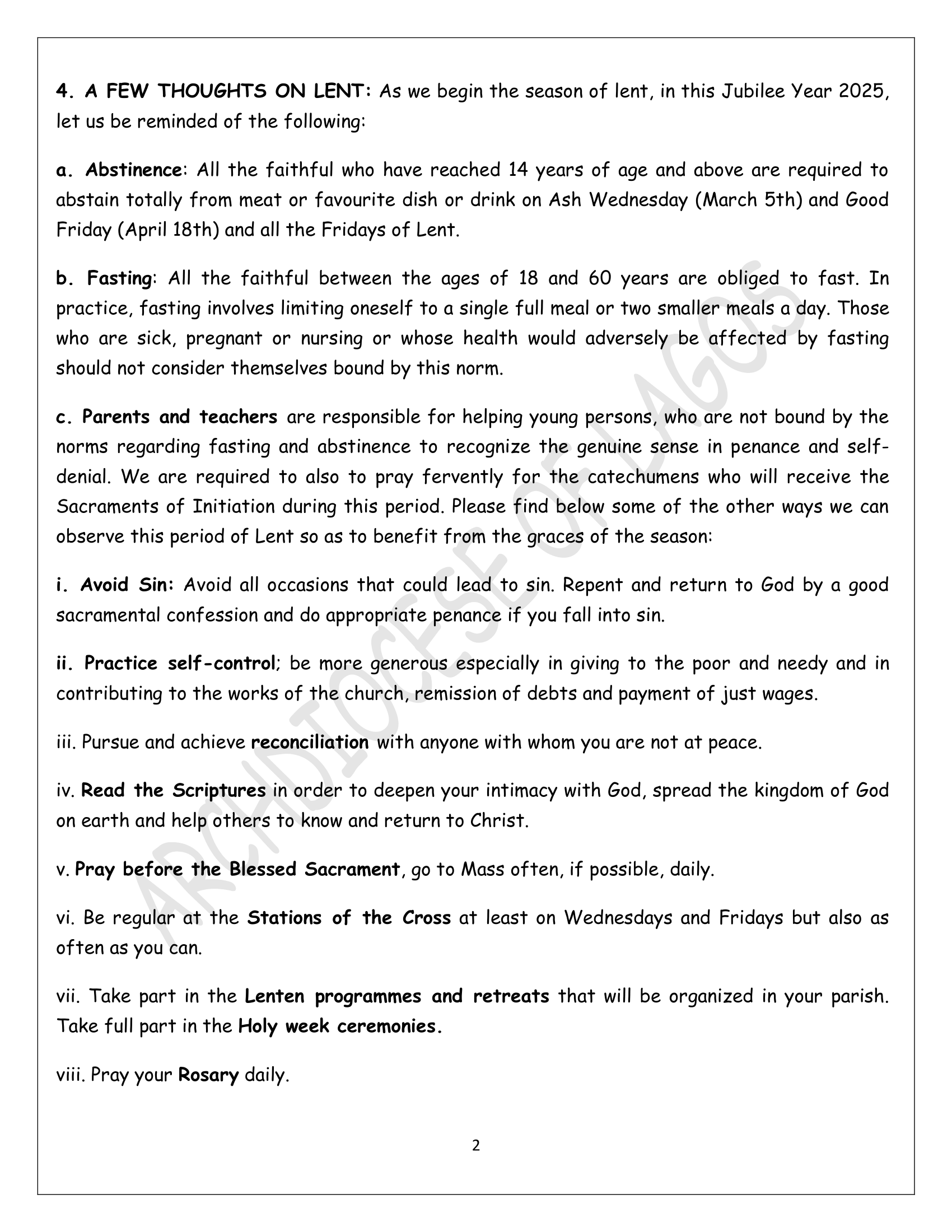 MARCH 2025 ARCHBISHOP'S CIRCULAR-02