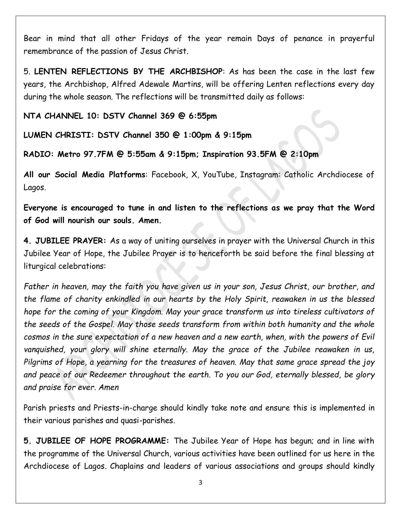 MARCH 2025 ARCHBISHOP'S CIRCULAR-03
