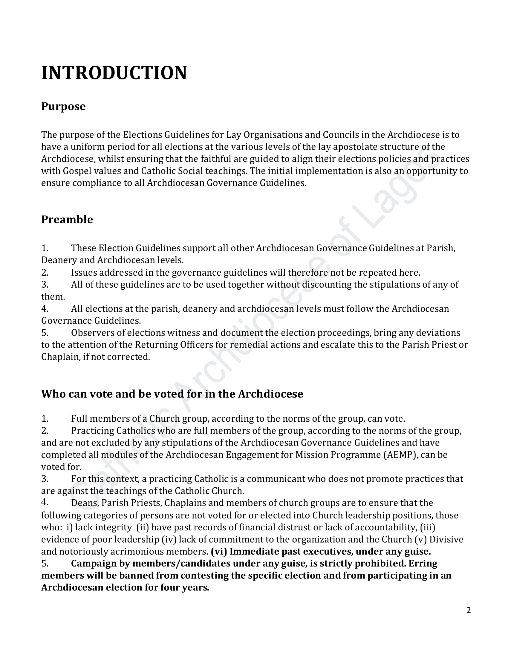 Catholic Archdiocese of Lagos - Elections Guidelines-02