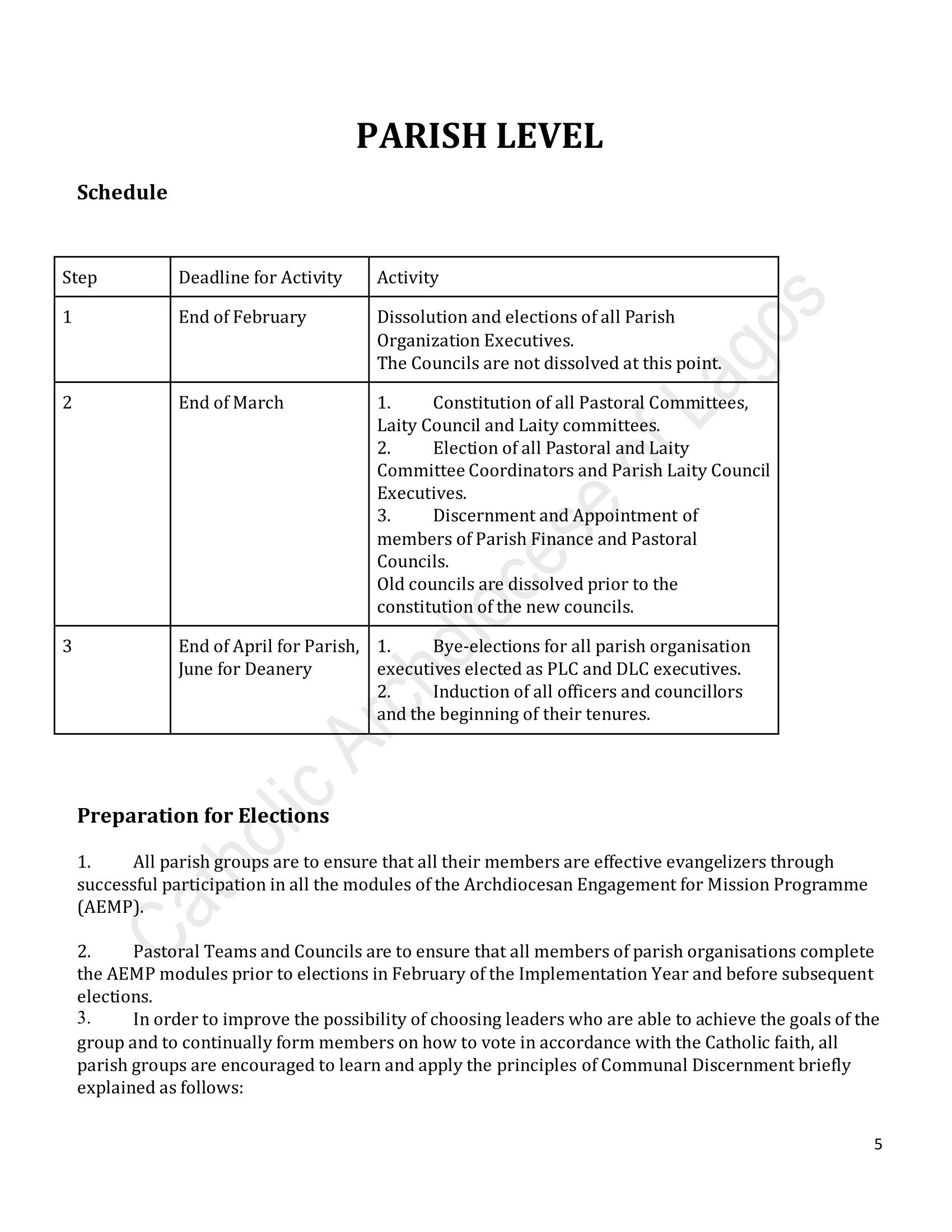 Catholic Archdiocese of Lagos - Elections Guidelines-05